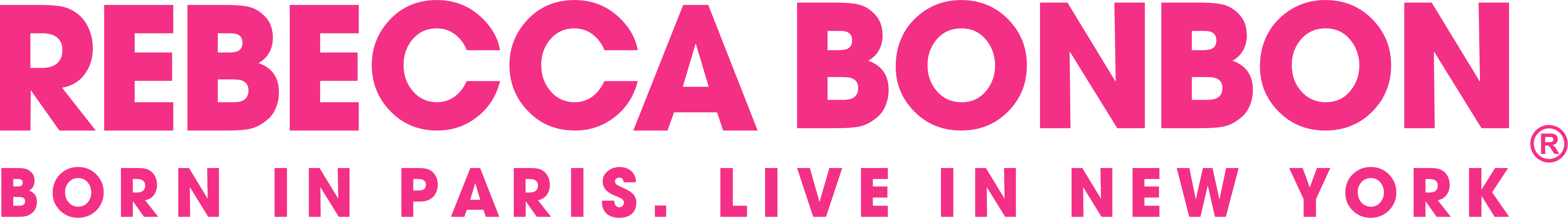 Logo Rebecca Bonbon - Born in Paris, Live in New York